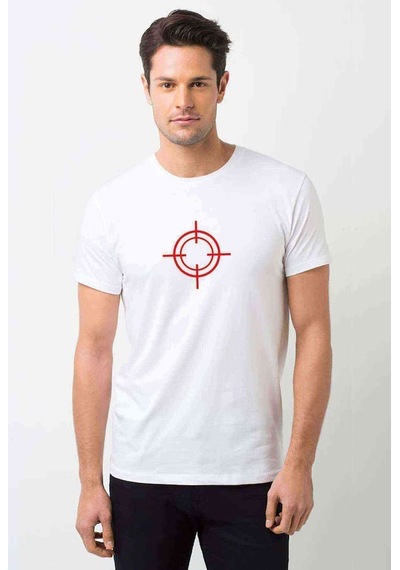 Snippers Baskılı Beyaz Erkek Tshirt