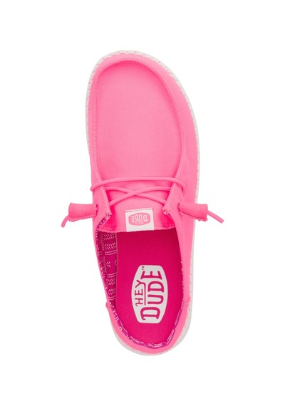 Hey Dude Wendy Slip Stretch Canvas Kadın Terlik Pembe