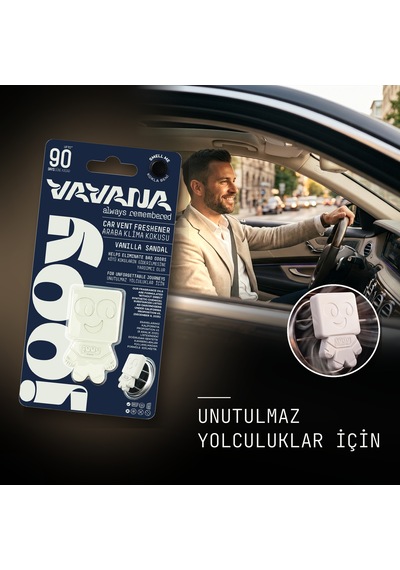 Vavana Jooy Araba Klima Kokusu 6'lı Set, 90 Gün Etkili Oto Kokusu Vanilya Sandal