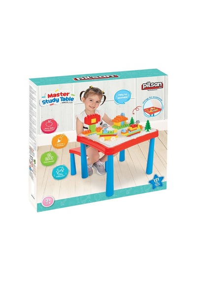 03 477 Master Çalışma Masası Kırmızı Mi Çok Renkli