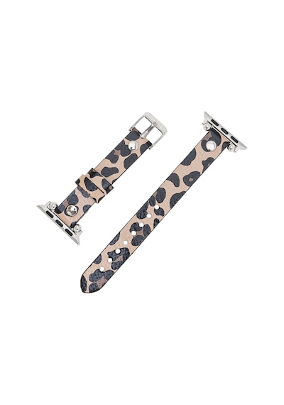 Apple Watch Uyumlu Deri Kordon 42-44-45mm St Leopar Ne Diğer