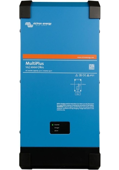 Victron Energy Multiplus İnvertör / Redresör 12/2000/80-32 Şarj:80 Amper Pmp122200000