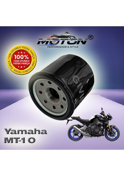 Yamaha Mt-10 Uyumlu Yağ Filtresi - Yüksek Performans Muadil Filtre Hf204 / 1wd Uyumlu