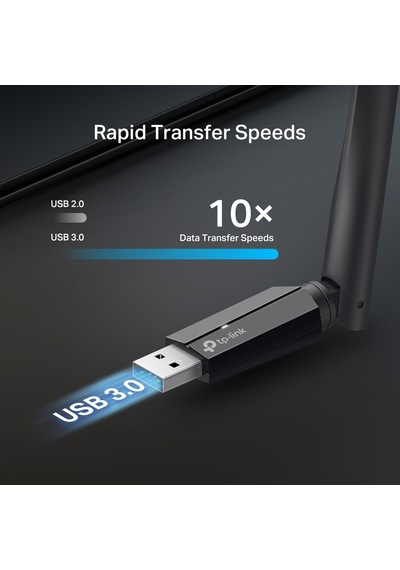 Tp-lınk Archer Tbe400u Plus Wıfı7 Be6500 Üç Bant Kablosuz Usb Ağ Adaptörü