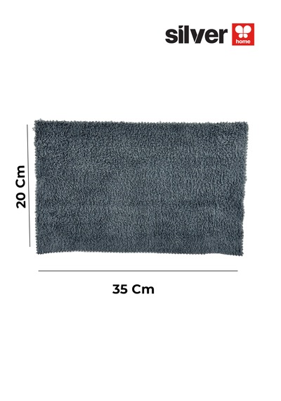 Mikrofiber 5 Adet Mandallı Mop Uyumlu Süper Emici Lazer Kesim Yoğun Dokulu Yedek Mop Bezi Antrasit