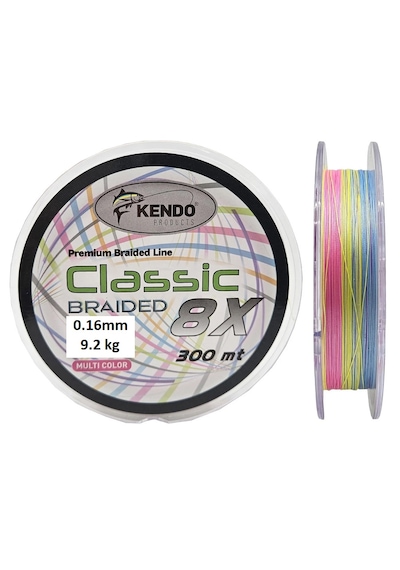 Kendo Classic 8x 0.16mm 300m Multicolor Örgü İp Misina