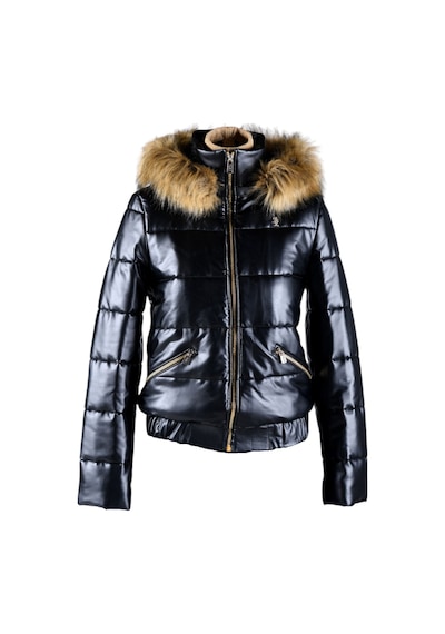 U.S. Polo Assn. Kadın Deri Mont Wp24012 Siyah