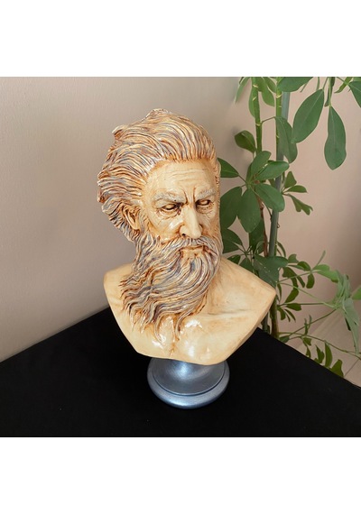 Poseidon Antik Büst Heykel