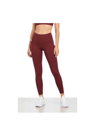 Puma Wtad Essentıal Tıghthw 7/b Kadın Cepli Spor Tayt Bordo