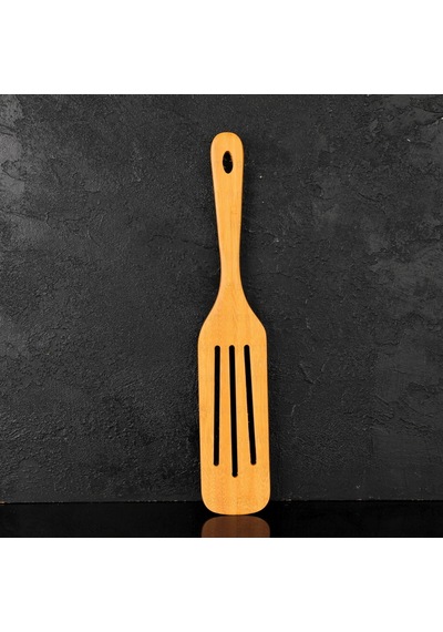 Mien Bambu Delikli Uzun Spatula 7b157 Renkli