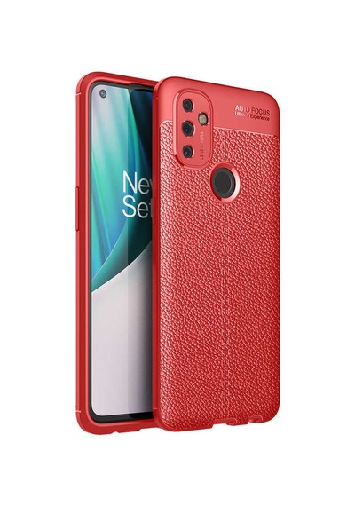 One Plus Nord N100 Kılıf Zore Niss Silikon Kapak Kırmızı