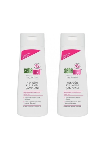 Sebamed Besleyici ve Onarıcılı Normal ve Kuru Saç Tipine Uygun Her Gün Kullanım Şampuan 400 ML - 2 li Set