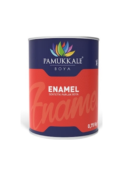 Pamukkale Enamel Sentetik Parlak Boya 0.75 Kg Parlak Siyah