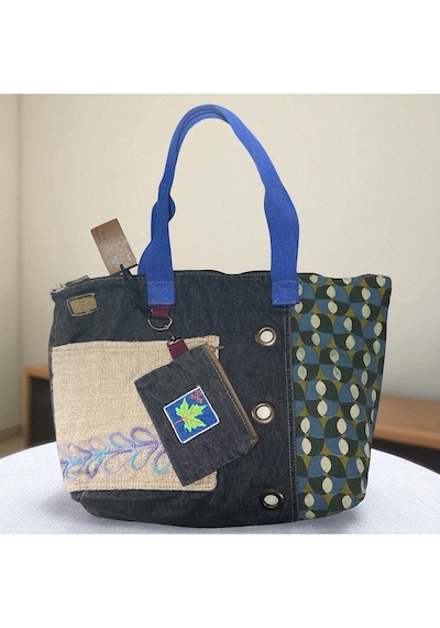 Vintage Salaş Çok Renkli Orta Boy Günlük Seyahat Gezi Omuz Çantası 36cmx34cm Siyah - Taş