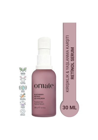 Kırışıklık Ve Yaşlılık Karşıtı, Aydınlatıcı %2 Hyaluronik Asit Etkili %0.5 Retinol Cilt Serumu