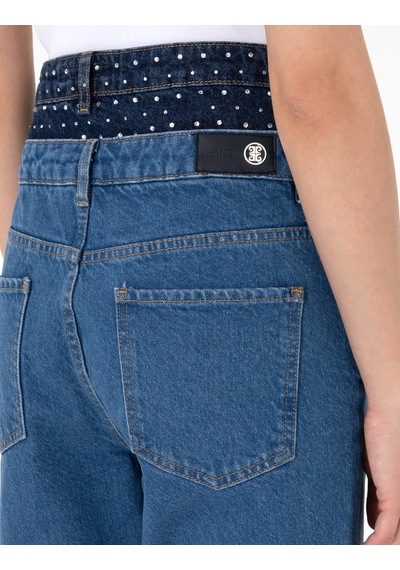 Pierre Cardin Kadın Mavi Pantolon Jean 50306968-vr036