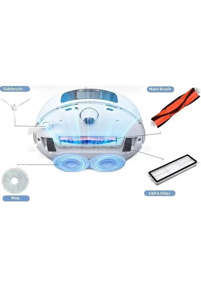 Xaomi Robot Vakum 13 Parça Aksesuar S10 + S20 + S10 + B108gl B105