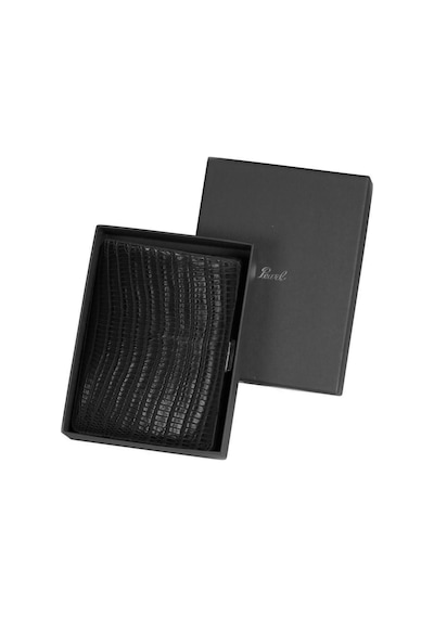 Pearl Japan Cosmos Deri Uzun Sigara Tabakası Lizard Siyah 9lu