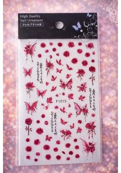 Urban Butterfly & Abstract Nail Art Sticker Series No:09