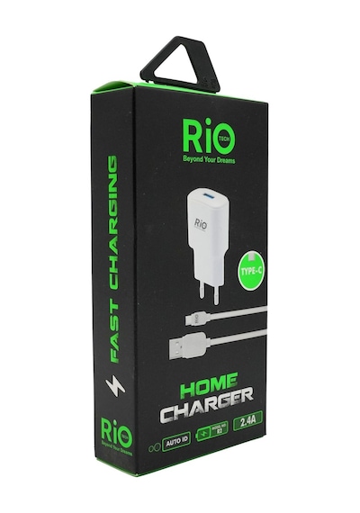 Rio Tech Type-c 2.4a Hızlı Şarj Adapteri
