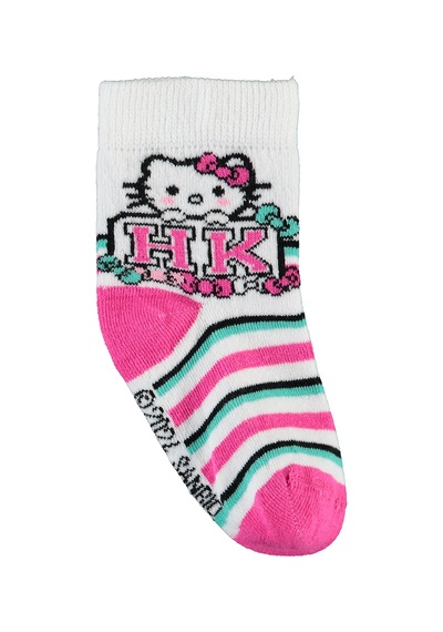 Hello Kitty Hello Kıtty Kız Çocuk 3'lü Çorap 3-11 Yaş Kırmızı Kımızı 09a83414524w1