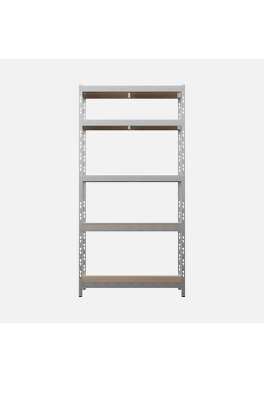 Evinizin Atölyesi 4 Katlı Metal Raf 120x40x180 Cm Gri - Gri