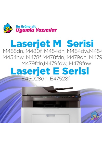Uyumlu Tonermax Hp 415a W2032a Toner Sarı - Çipli / M455 / M480 / M454 / M478 / M479