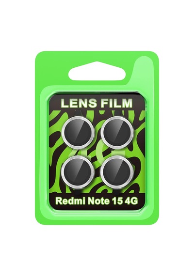 Xiaomi Redmi Note 15 4g Uyumlu Raze Metal Kamera Lens - Gümüş