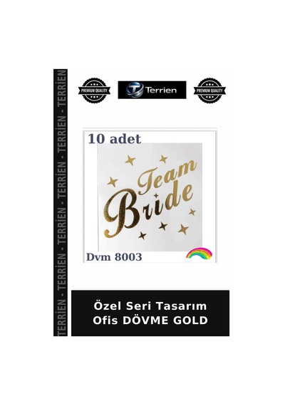 Özel Seri Tasarım Ofis Dövme Gold