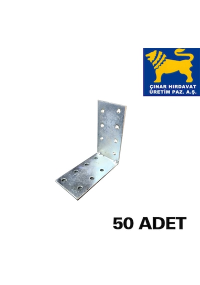 Köşe Gönye 40x80x80 50 Adet Gri