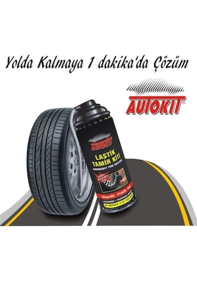 Oto Lastik Tamir Spreyi Lastik Tamir Kiti Büyük Boy 1 Adet