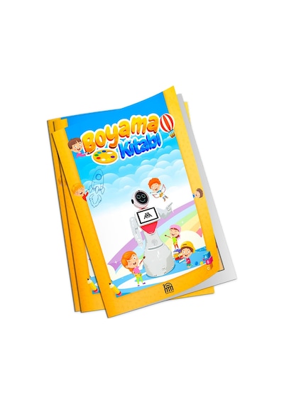 Akınrobotıcs Boyama Kitabı Stıcker Hediyeli