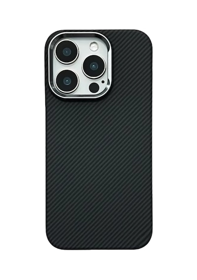 Knit Apple iPhone Uyumlu 16 Pro Max Kevlar Series Kılıf Lf - 116 Kahverengi
