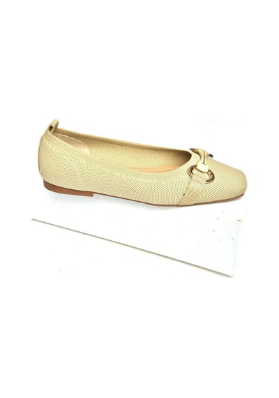 Fox Shoes U820113557 Ten Triko Kumaş Kadın Babet Ten