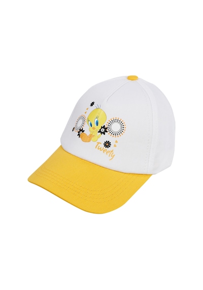Tweety Kız Çocuk Şapka 6-9 Yaş Beyaz-sarı A6k81232924s1 Beyaz - Sarı