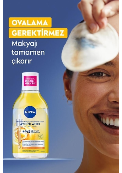 Nivea Aydınlatıcı Micellar Makyaj Temizleme Suyu 400 ML