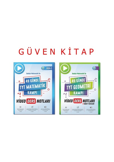 49 Günde Tyt Matematik-geometri Kampı Video Ders Notları Set 2024