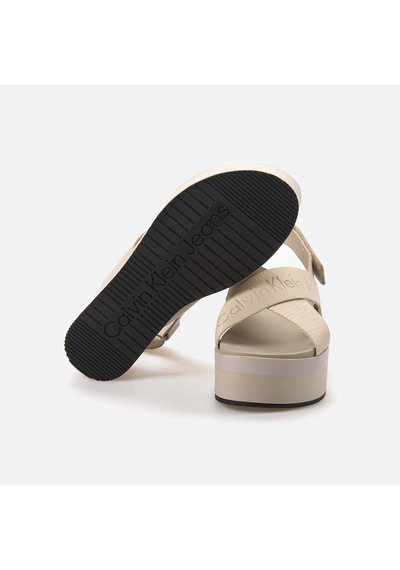 Calvin Klein Kadın Sandalet Yw0yw01362 Bej