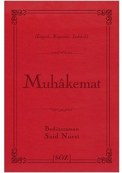 Muhakemat B.Boy 2 Rek Ciltli - Bediüzzaman Said Nursi - Söz B