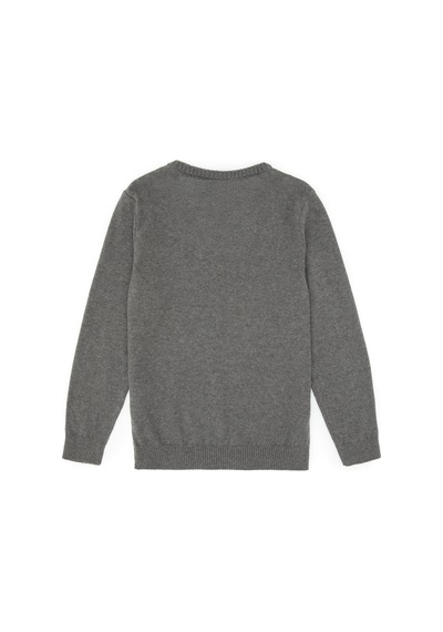 U.s. Polo Assn. Erkek Çocuk Gri Melanj Kazak /triko 50315611-vr086 Gri Melanj
