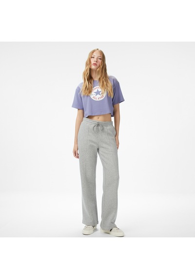 Converse Baskılı Kadın Mor T-shirt Cvw5t107 Mor