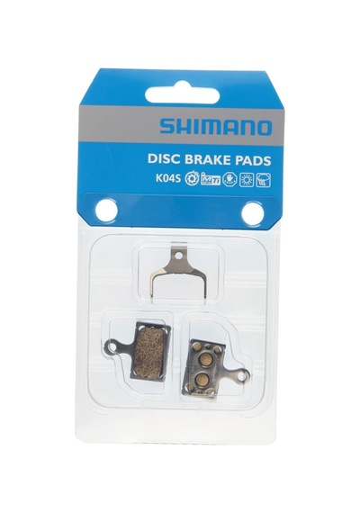 Shimano Metal Disk Fren Balatası K04S (XTR/XT/SLX/DURA-ACE/ULTEGR Siyah