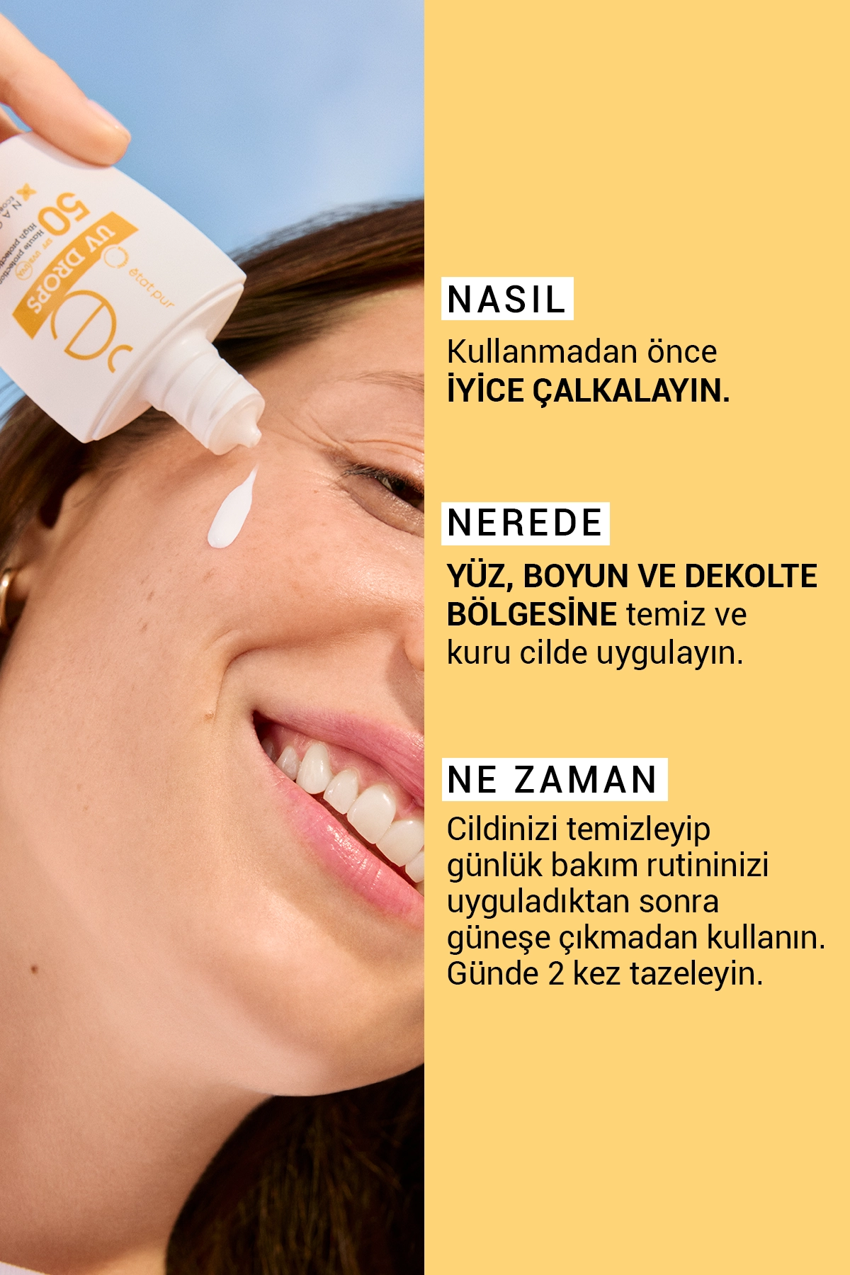 Etat Pur Uv Drops %100 Mineral Filtreli Güneş Kremi Spf50 30 G.