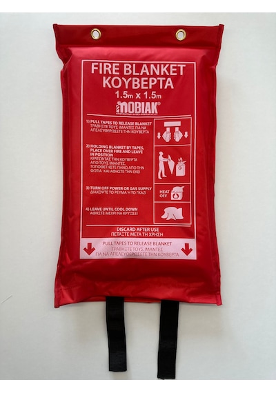 Mobıak Marka / İthal Yangın Battaniyesi 1,50x1,50 Soft Pack