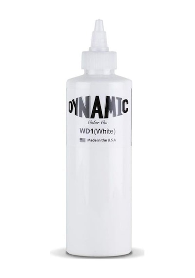 Dynamic White Beyaz Dövme Boyası 8oz - 240ml