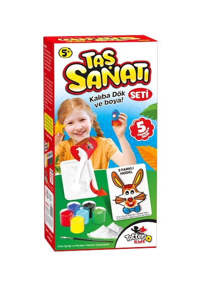 Taş Sanatı Seti Kalıba Dök Ve Boya