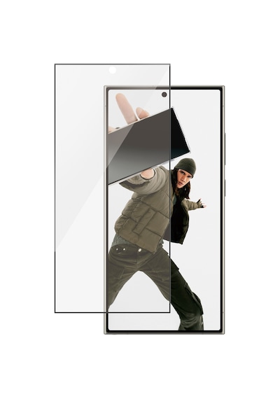 Panzerglass Samsung Galaxy Uyumlu S24 Ultra Ultra-wide Fit Çerçeve Aparatlı Ekran Koruyucu
