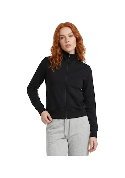 Sportive Kaia Full-zip Kadın Siyah Günlük Stil Eşofman Üstü 26yk0001-syh