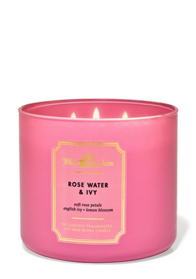 Rose Water & Ivy Büyük Mum 411 G