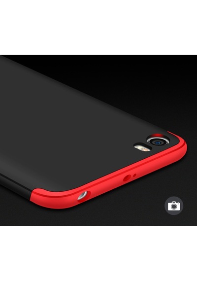 Xiaomi Mi 5S Kilif Zore Kamera Korumali 360 Tam Koruma Ays 235327887 - Renk Seçimi / Kirmizi+Siyah